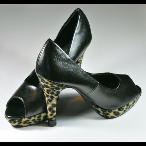 Animal print platform heels (135) - Picture 2 of 6